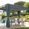 Laubenplane "palmeira" schiefer 4x3m aus polyester  - Produktbild-Vorschau 4
