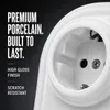 Unterputz Porzellan Retro Steckdose 3-fach, All-in-One, SET Produktbild-Vorschau 6