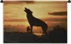 MuchoWow® Wandteppich Wandbehang Wolf - Sonne - Produktbild-Vorschau 1