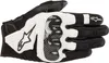Alpinestars SMX 1 Air V2 Motorrad Handschuhe, schwarz/weiß, Produktbild-Vorschau 1