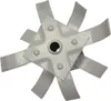 A close-up, isolated shot of a tiller blade. Voir les images du produit