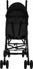 A front-facing view of a black stroller. Náhled obrázku produktu