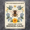 Biene mit Blumen DAS IST KEIN UNORDENTLICHER GARTEN Produktbild-Vorschau 2