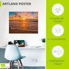 ARTland Poster Sonnenuntergang am Strand Größe: 80x60 cm Produktbild-Vorschau 3