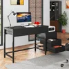 Bureau, bureau d'ordinateur avec 5 tiroirs, table de Voir les images du produit 4