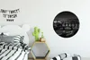 MuchoWow® Aluminium Wandkreis Prag - Nacht - Schwarz - Weiß Produktbild-Vorschau 3