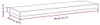 vidaXL Schweberegale 2 Stk. Weiß 80x23,5x3,8 cm MDF Produktbild-Vorschau 8