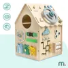 Mamabrum Montessori Aktivitätshaus 6in1 – Holz Busy Board, Produktbild-Vorschau 2