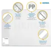 Buchschoner PP mit Lasche transparent 267 x 540mm Packung Produktbild-Vorschau 6