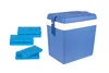 BigDean Kühlbox 24 Liter blau/weiß inkl. 6 Kühlakkus - Bis Produktbild-Vorschau 1