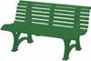 Banc Helgoland, 150 cm, vert Plastique vert foncé Voir les images du produit 8