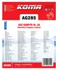 KOMA AG28S - Vrecká do vysávača AEG Vampyr No.28 textilné, Náhľad obrázku produktu 3