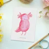 Mr. & Mrs. Panda Postkarte Axolotl Glücklich - Weiß - Produktbild-Vorschau 2