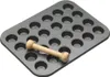 Teglia per 24 stampi per mini (quiche) con pinza per Anteprima dell’immagine prodotto 1