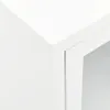 TV-Schrank Weiß 105x35x52 cm Stahl und Glas Produktbild-Vorschau 7