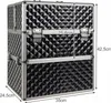 Soulima 22529 Zweiteiliger Kosmetikkoffer 42,5 x 35 x 24,5 Produktbild-Vorschau 8