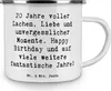 Mr. & Mrs. Panda Haferl Spruch 20. Geburtstag Feiern - Weiß Produktbild-Vorschau 3