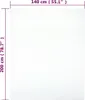 vidaXL Spannbettlaken 2 Stk. Jersey Weiß 140x200 cm Produktbild-Vorschau 3