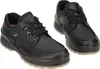 A pair of black leather Ecco shoes. Produktbild-Vorschau