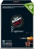 A box of Caffè Vergnano 1882 Espresso Intenso + Crema coffee capsules. Produktbild-Vorschau