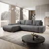 Juskys Sofa Iseo Links - L Form, Schlaffunktion, Stoff, Produktbild-Vorschau 2
