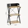 Standaardrek 'Kappespoo' met 3 niveaus, 84 x 50 x 30 cm, Productafbeelding-voorbeeld 3