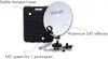 Camping Satellitenanlage Weiß Stahl 35 cm mit Receiver Produktbild-Vorschau 3