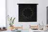 MuchoWow® Wandteppich Wandbehang Ein Kreis aus mehreren Produktbild-Vorschau 3