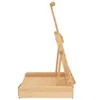 vidaXL Sztaluga stołowa z szufladą 41,5x37x12 cm lite Podgląd zdjęcia produktu 5