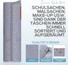 wortek Filz Federmäppchen - Grau - Federmappe Mäppchen Produktbild-Vorschau 3