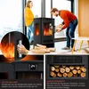 KESSER® Elektrokamin mit Heizung Panorama-Sichtfenster Produktbild-Vorschau 9