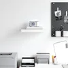 vidaXL Scaffale galleggiante bianco 40x23x3,8 cm MDF Anteprima dell’immagine prodotto 3