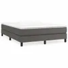 Struttura letto grigio 140x200 cm in ecopelle Anteprima dell’immagine prodotto 1