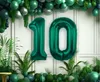 Ballon en plastique, numéro 0, vert bouteille, 85 cm Voir les images du produit 5