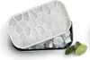 An ice cube tray with a lid, filled with ice cubes, next to a sliced lime. Podgląd zdjęcia produktu