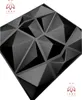 A black 3D geometric wall panel. Produktbild-Vorschau
