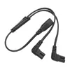 IEC320 C8 to Dual C7 Cord Male to Female 1 in 2 Out AC Voir les images du produit 5