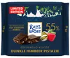 Ritter Sport Edelkakao Klasse 55% Dunkle Himbeer Pistazie Produktbild-Vorschau 1