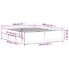 vidaXL Rama łóżka z szufladami dąb wędzony 160x200cm Podgląd zdjęcia produktu 7