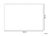 BELIANI Tagesdecke Cremeweiß 130 x 180 cm Marmor-Design Produktbild-Vorschau 3