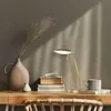 Tischlampe - bronze - Biron - glas metall - Ø 17cm - LED - Produktbild-Vorschau 3