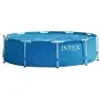 A blue frame pool with metal supports. Anteprima dell’immagine prodotto