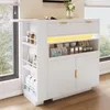 Merax Ausziehbarer Bartisch & Kücheninsel, 360° drehbar, Produktbild-Vorschau 2