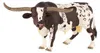 Texas-Longhorn-Rind, Zootechnik-Modell, Kunststoff, 15 cm Produktbild-Vorschau 2