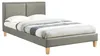 Polsterbett Doppelbett CELINE grau, 120 x 200 cm, inklusive Produktbild-Vorschau 6