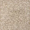 Tapis de salon vidaXL Naturel et blanc 80 x 300 cm Jute Voir les images du produit 3