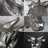 cagü: XXL Design Deko Steierkopf [MINOTAURUS] Silber aus Produktbild-Vorschau 5