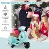 COSTWAY detská elektrická motorka, Vespa 6V motorka s LED Náhľad obrázku produktu 8