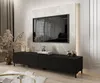 TV- Schrank COLETTE IV 175 cm Schwarz / Schwarz matt mit Produktbild-Vorschau 1