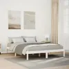 Cadre de lit extra long sans matelas 140x220 cm bois massif Voir les images du produit 2